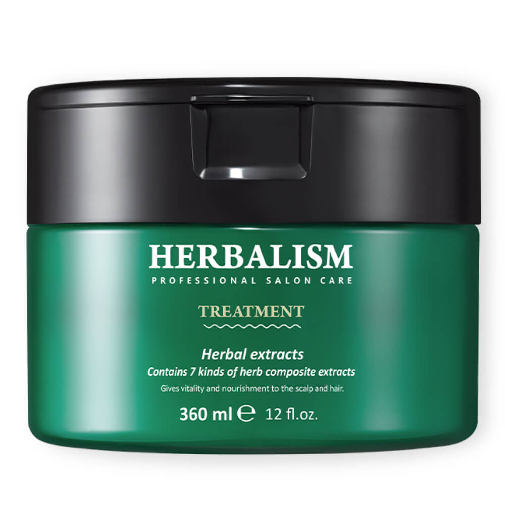 Трав'яна маска для волосся з амінокислотами Herbalism Treatment La'dor, 360  мл