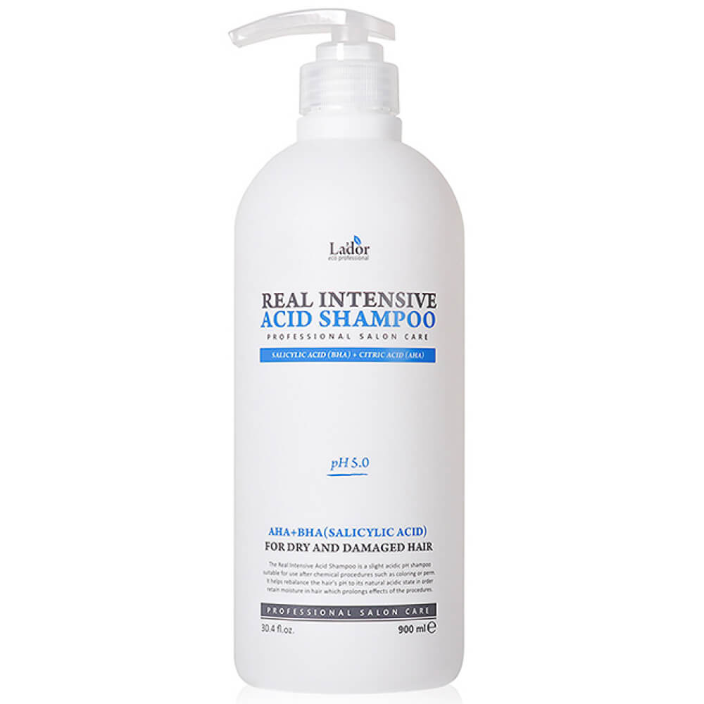 Шампунь для пошкодженого волосся Real Intensive Acid Shampoo La'dor, 900  мл
