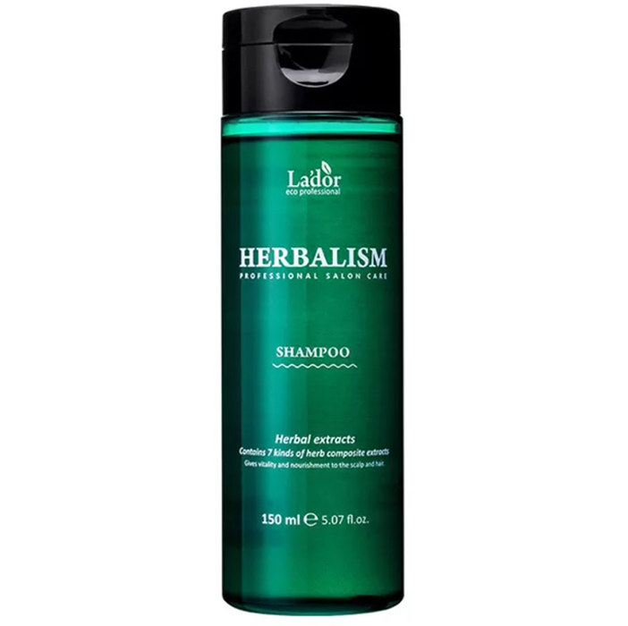 Шампунь заспокійливий із трав'яними екстрактами Herbalism Shampoo Lador, 150 мл