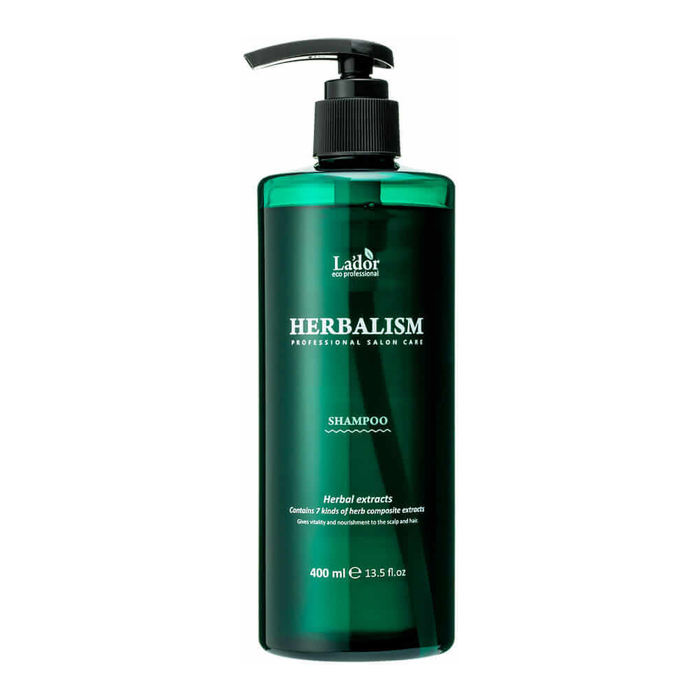 Шампунь успокаивающий с травяными экстрактами  Herbalism Shampoo Lador, 400 мл