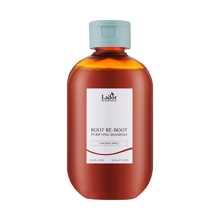 Lador Root Re-Boot Purifying Shampoo Ginger & Apple — шампунь від випадіння волосся для чутливої шкіри голови, 300 мл