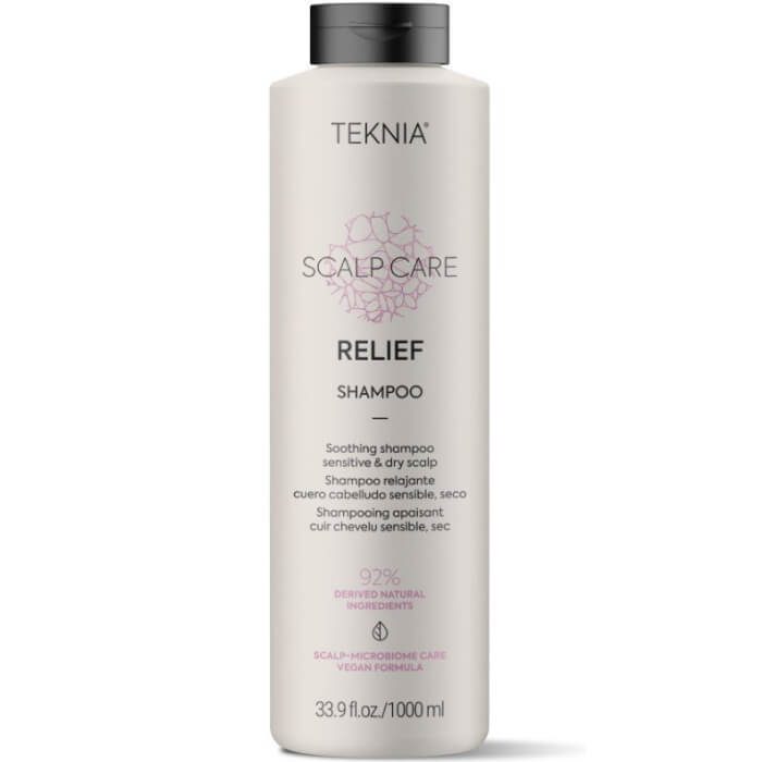 Мицеллярный шампунь для чувствительной и сухой кожи головы Teknia Scalp Care Relief Shampoo Lakme, 1