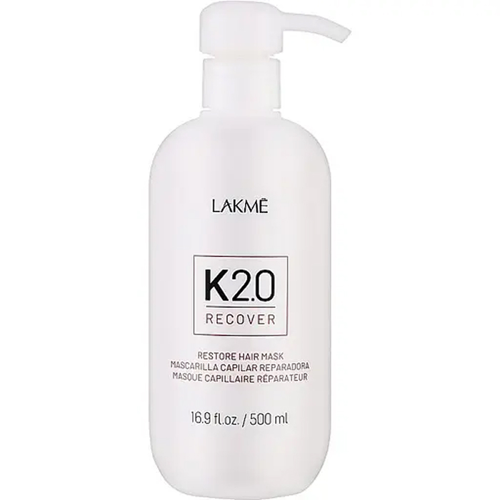Восстанавливающая маска для волос K2.0 Recover Restore Hair Mask Lakmé, 500 мл