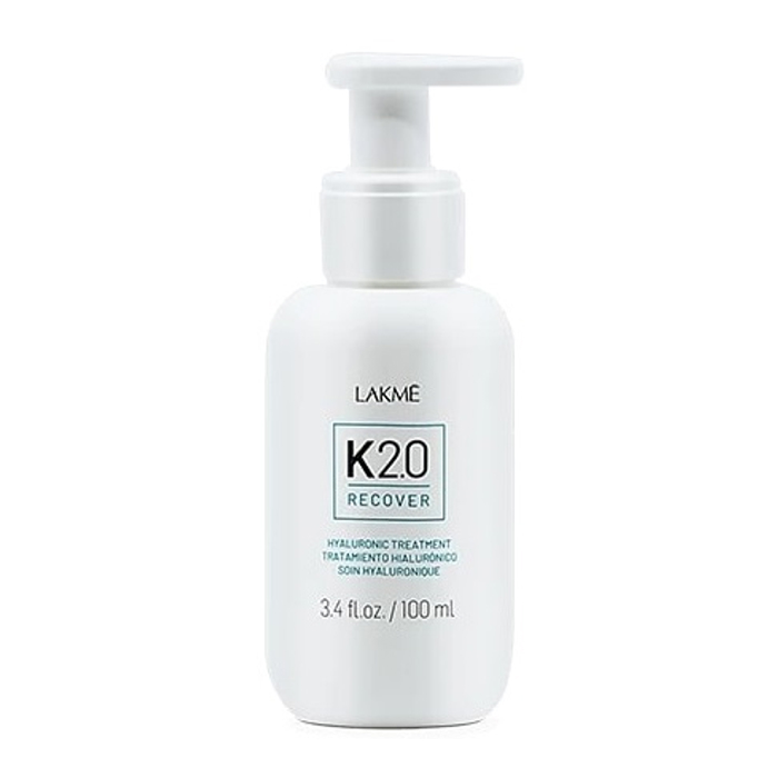Lakmé K.2 Recover Hyaluronic Treatment — восстанавливающая гиалуроновая маска для волос, 100 мл