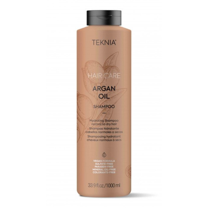 Зволожуючий аргановий шампунь для волосся Teknia Argan Oil Lakmé, 1000 мл