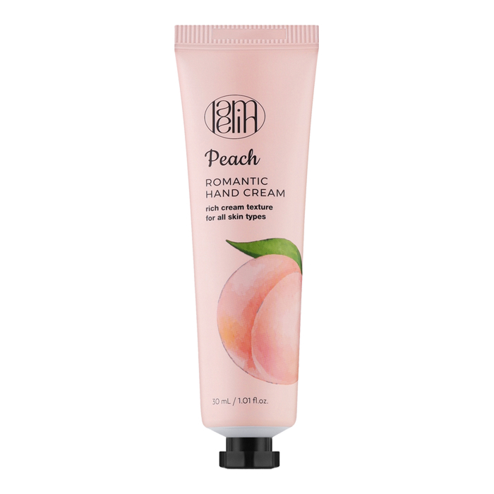 Крем для рук "Peach" Romantic Hand Cream Lamelin, 30 мл