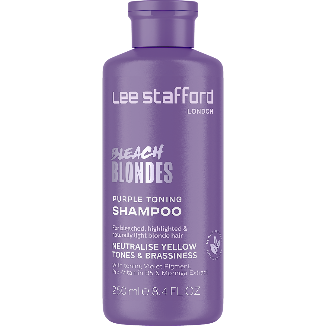 Lee Stafford фиолетовый тонирующий шампунь для осветленных волос Bleach Blondes Purple Toning Shampoo — купить в Украине