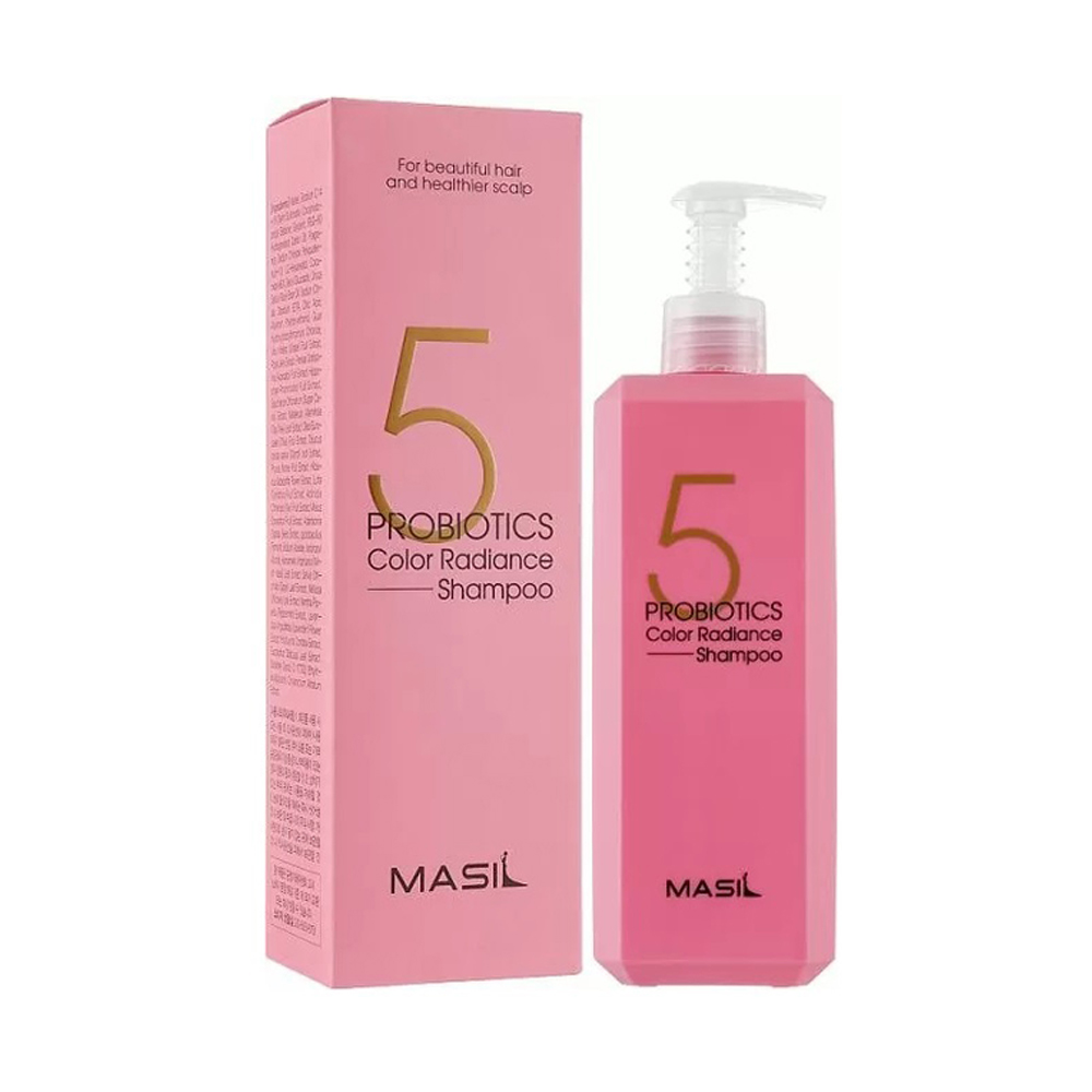 Шампунь із пробіотиками для захисту кольору 5 Probiotics Color Radiance Shampoo MASIL, 500 мл