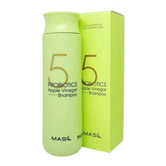 М'який безсульфатний шампунь з пробіотиками та яблучним оцтом 5 Probiotics Apple Vinegar Shampoo MASIL, 150 м