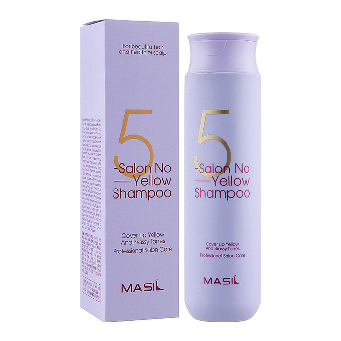 Шампунь проти жовтизни волосся 5 Salon No Yellow Shampoo MASIL, 150 мл