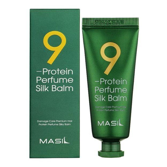 MASIL 9 Protein Perfume Silk Balm — незмивний бальзам з протеїнами для пошкодженого волосся, 20 мл
