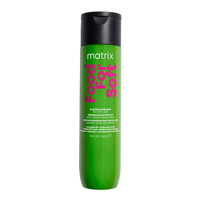 Шампунь для зволоження волосся Food For Soft Hydrating Shampoo Matrix, 300 мл