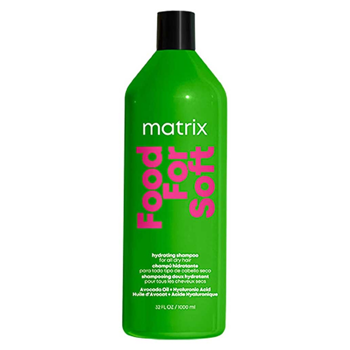 Шампунь для зволоження волосся Food For Soft Hydrating Shampoo Matrix, 1000 мл