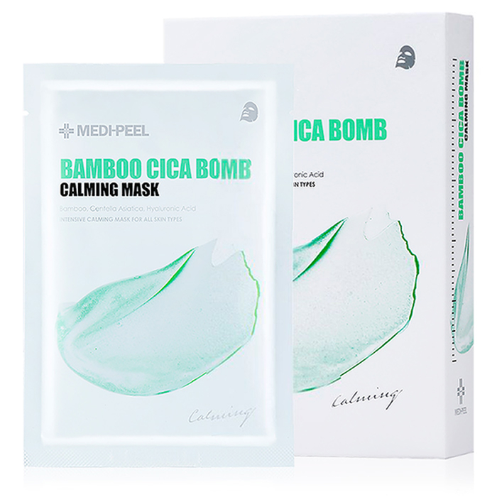 Заспокійлива маска Bamboo Cica Bomb Calming Mask Medi-Peel, 10x25 мл