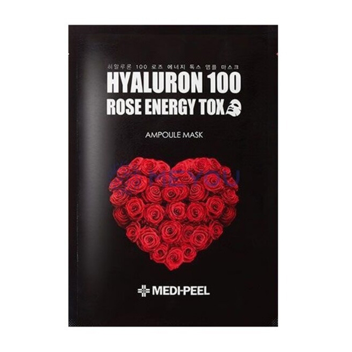 Маска детокс із екстрактом троянди Hyaluron 100 Rose Energy Tox Medi-Peel, 10x30 мл
