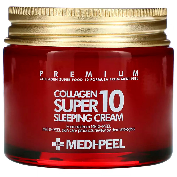 Medi-Peel Collagen Super10 Sleeping Cream — омолоджувальний нічний крем для обличчя з колагеном, 70 мл