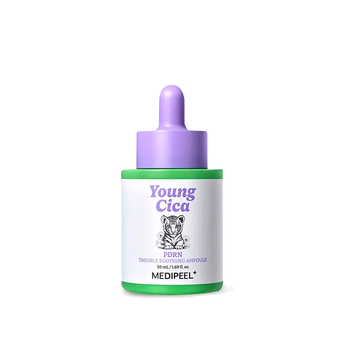Young Cica PDRN Trouble Soothing Ampoule — ампульна сироватка для обличчя з центелою та полінуклеотидами, 50 мл