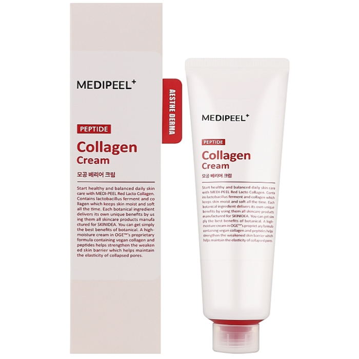 Захисний крем для обличчя Red Lacto Peptide Collagen Barrier Cream Medi-Peel, 80  мл