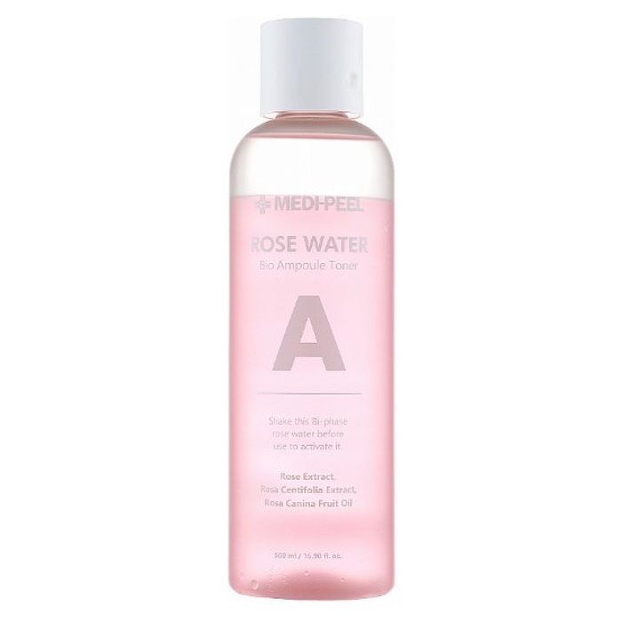 Ампульный тонер с экстрактом розы Rose Water Bio Ampoule Toner Medi-peel, 500 ml