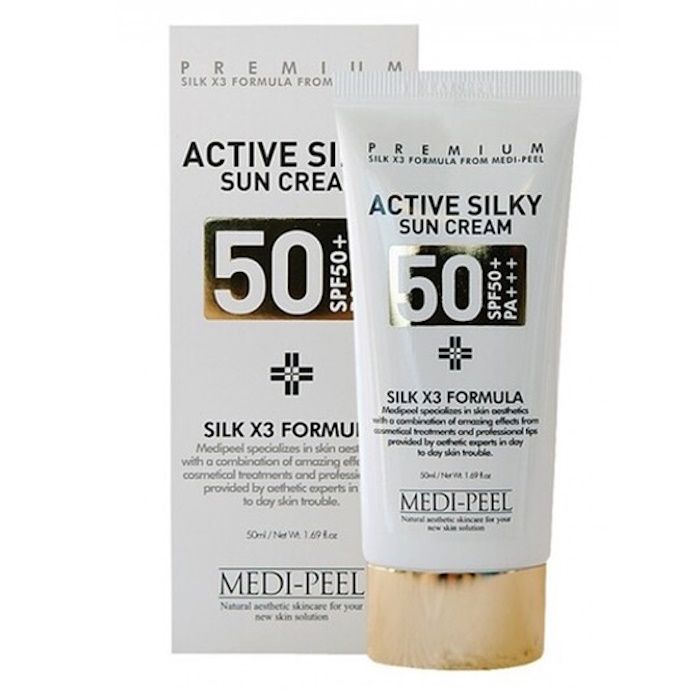Сонцезахисний крем Active Silky Sun Cream SPF50+ /PA+++ Medi-peel, 50 ml