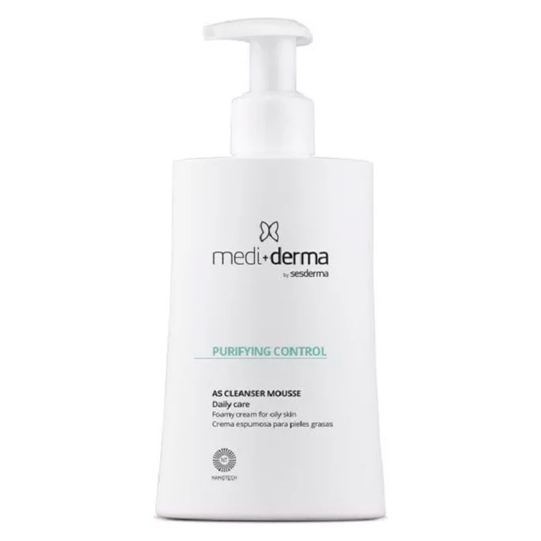 Mediderma Очищувальний крем для вмивання Purifying Control AS Cleanser Mousse Daily Care, 200 мл