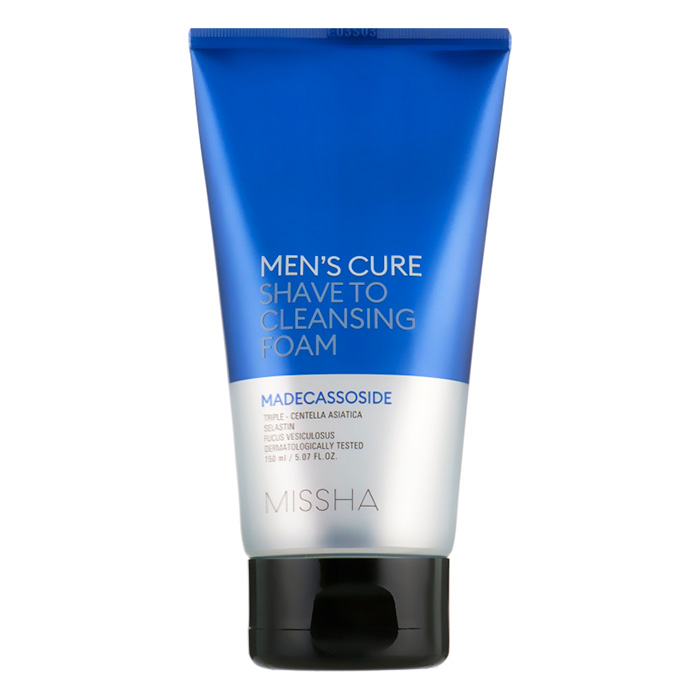 Missha Mens Cure Shave To — очищающая пена для лица, 150 мл