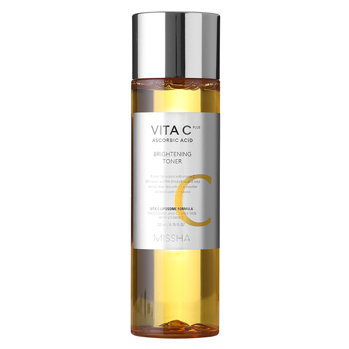 Missha Vita C Plus Brightening Toner — тонер для обличчя з вітаміном С, 200 мл