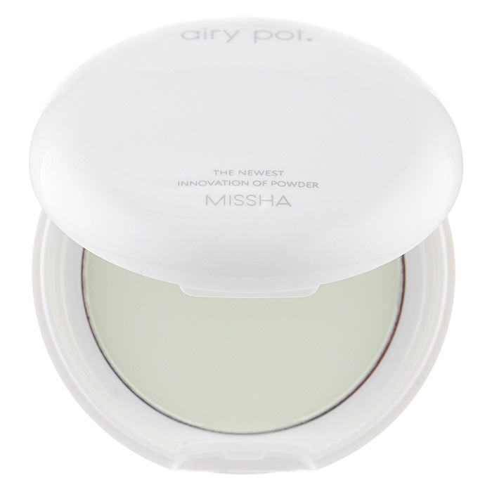 Missha Airy Pot Powder Mint — матувальна компактна пудра, 8 г