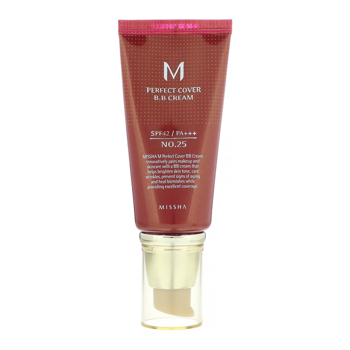 ВВ-крем M Perfect Cover BB Cream EX SPF42/PA+++ MISSHA 25 - Warm Beige, 50 мл