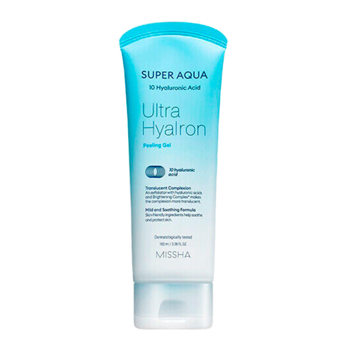 Пілінг-гель з гіалуроновою кислотою Super Aqua Ultra Hyalron Peeling Gel MISSHA, 100 мл