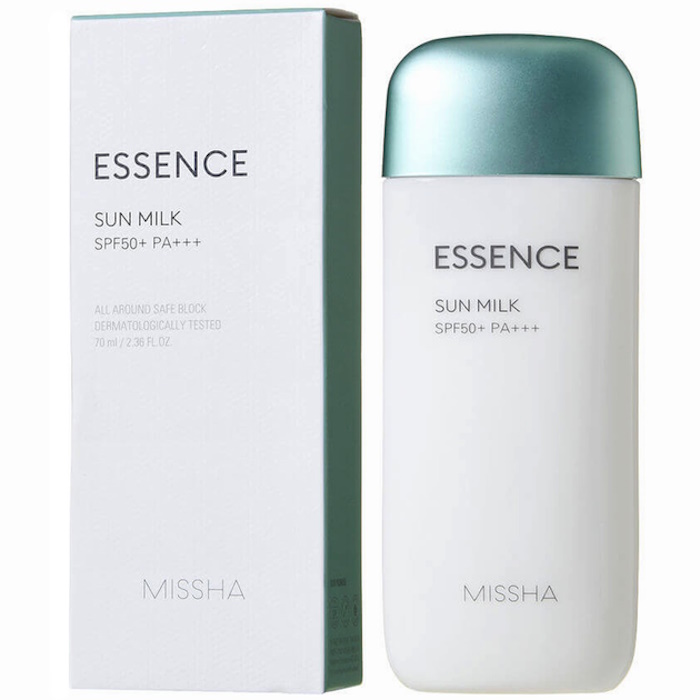 Сонцезахисна есенція для обличчя All-around Safe Block Essence Sun Milk SPF50+/PA+++ MISSHA, 70 мл