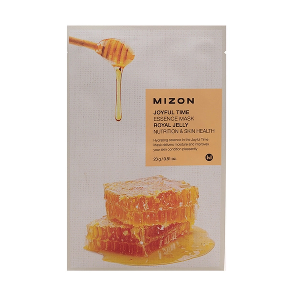 Тканинна маска з екстрактом маточного молочка Joyful Time Essence Mask Royal Jelly Mizon, 23 мл