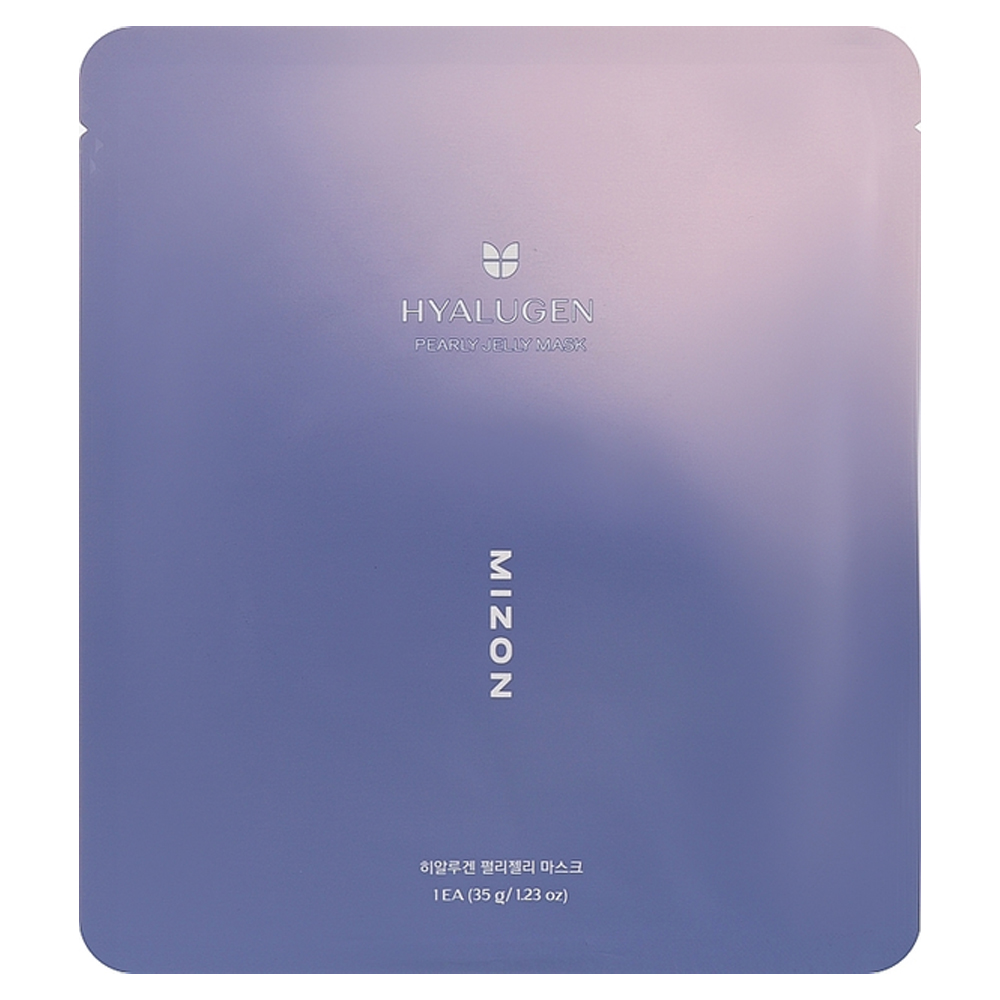 Гелева маска для обличчя з колагеном та гіалуроном Hyalugen Pearly Jelly Mask Mizon, 35 мл