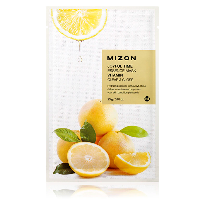 Mizon Joyful Time Essence Mask — тканевая маска для лица с витаминами, 23 г