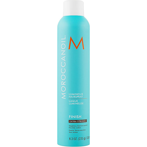 Сяючий лак для волосся екстра сильної фіксації Luminous Hairspray Extra Strong Finish Moroccanoil, 330 мл