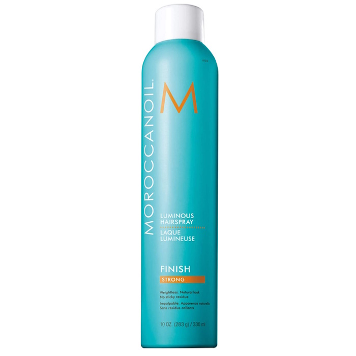 Сяючий лак для волосся сильної фіксації Luminous Hairspray Strong Finish Moroccanoil, 330 мл