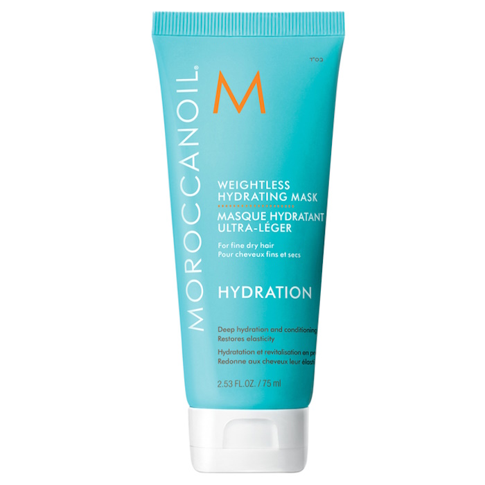 Moroccanoil Weightless Hydrating Mask — легка зволожувальна маска для тонкого волосся, 75 мл