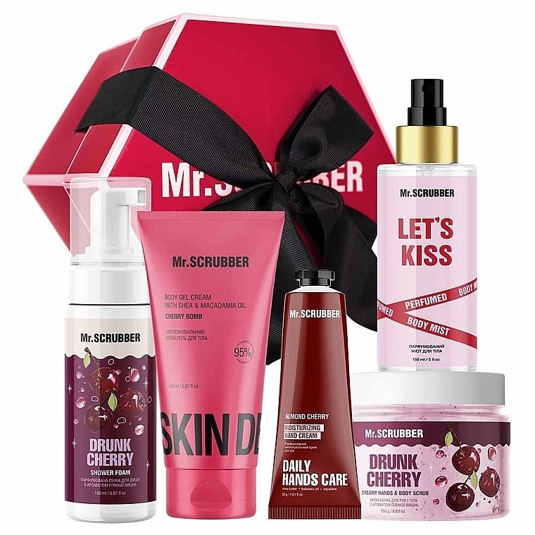 Mr.SCRUBBER подарунковий набір Cherry Kiss, 730 г
