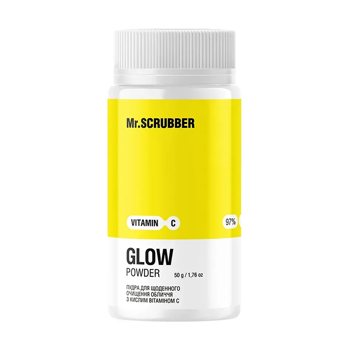 Mr.SCRUBBER Glow Powder Daily Cleansing Powder — пудра для щоденного очищення обличчя, 50 г