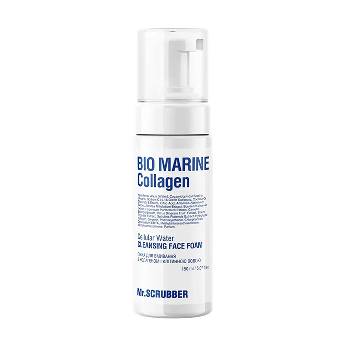 Mr.SCRUBBER Bio Marine Collagen Face Cleansing Foam — пінка для вмивання, 150 мл