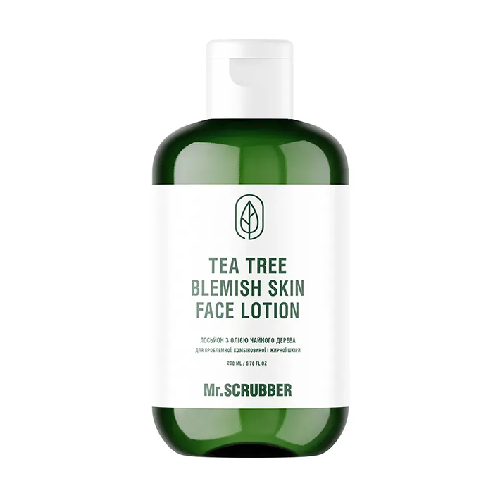 Mr.SCRUBBER Tea Tree Blemish Skin Face Lotion — лосьон для лица с маслом чайного дерева, 200 мл