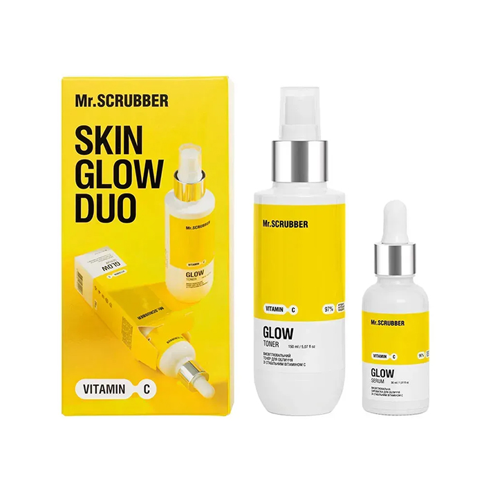 Mr.SCRUBBER Vitamin C Skin Glow Duo — подарунковий набір, 200 мл