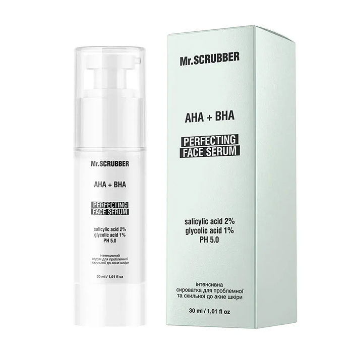 Mr.SCRUBBER AHA+BHA Intensive Serum — интенсивная сыворотка для проблемной кожи, 30 мл