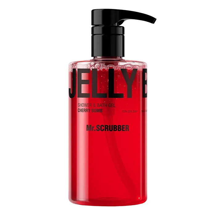 Mr.SCRUBBER Jelly Bubbles Shower Gel Cherry Bomb — гель для душу, 500 мл