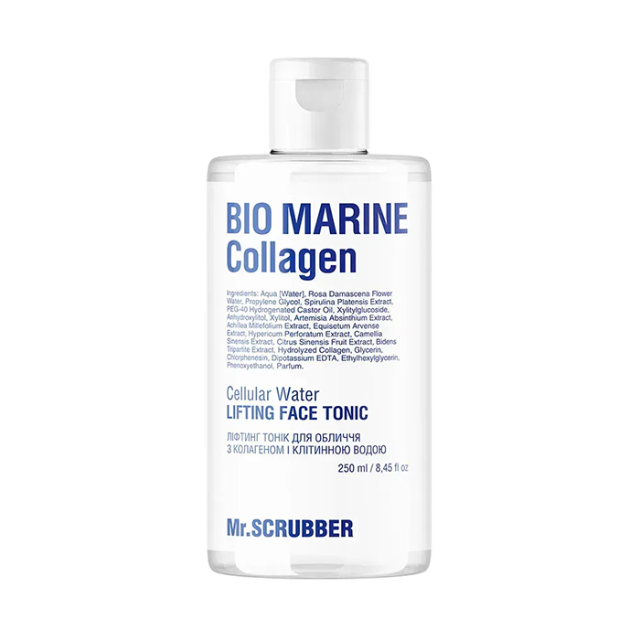 Mr.SCRUBBER Bio Marine Collagen Lifting Face Toner — ліфтинг тонік для обличчя, 250 мл