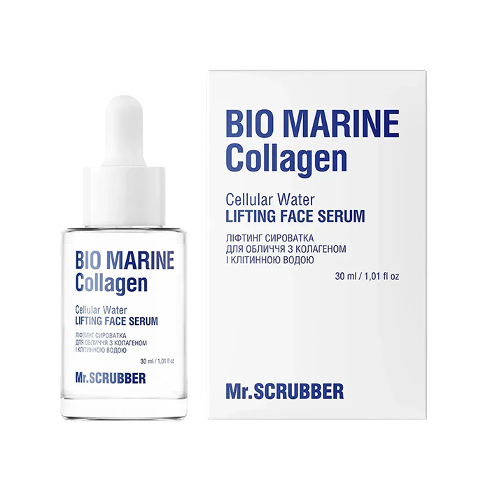 Mr.SCRUBBER Bio Marine Collagen Lifting Face Serum — ліфтинг сироватка для обличчя, 30 мл