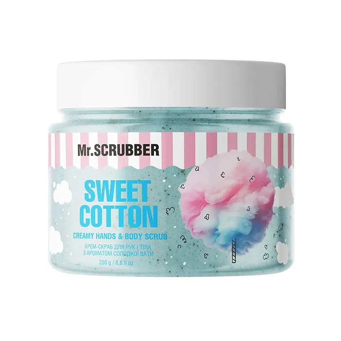 Mr.SCRUBBER Sweet Cotton Hand & Body Cream Scrub — крем-скраб для рук і тіла, 250 г