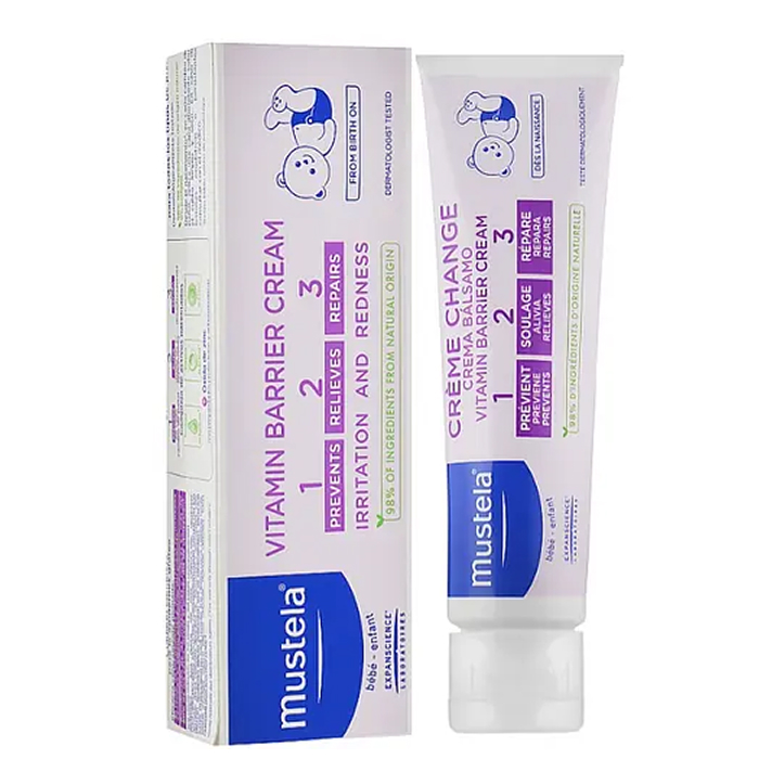 Защитный крем под подгузник Bebe Vitamin Barrier Cream Bebe Vitamin Barrier Cream Mustela, 100 мл