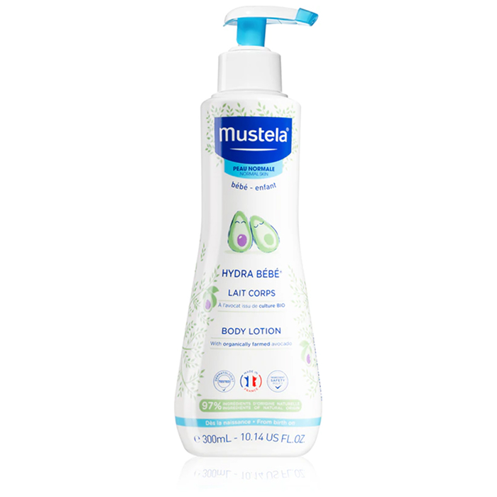 Увлажняющий лосьон для тела Hydra Bebe Body Lotion Mustela, 300 мл