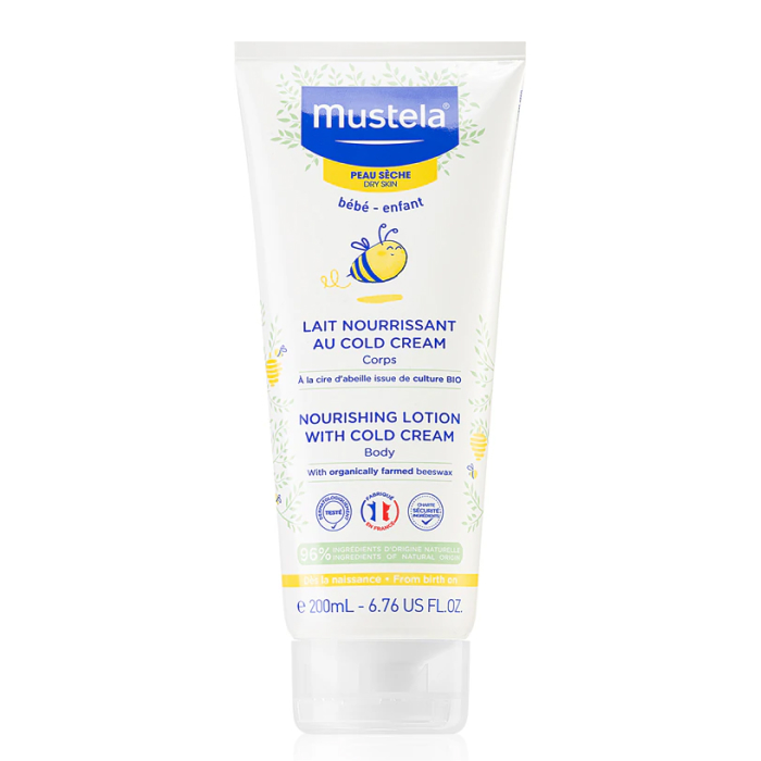 Кольд-крем для тіла Bebe Nourishing Lotion with Cold Cream Mustela, 200 мл